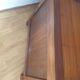 Commode danoise teck et rotin