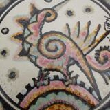 Faience Quimper plate signed Paul Fouillen