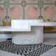 Table basse en travertin Magnussen Ponte