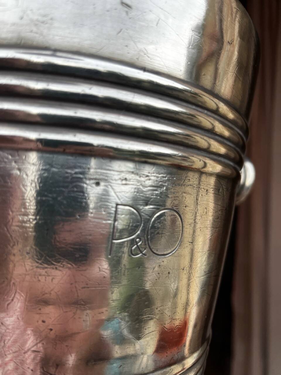 English Art Deco silver plated champagne bucket cooler Mappin & Webb, anni '30