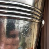 English Art Deco silver plated champagne bucket cooler Mappin & Webb, anni '30