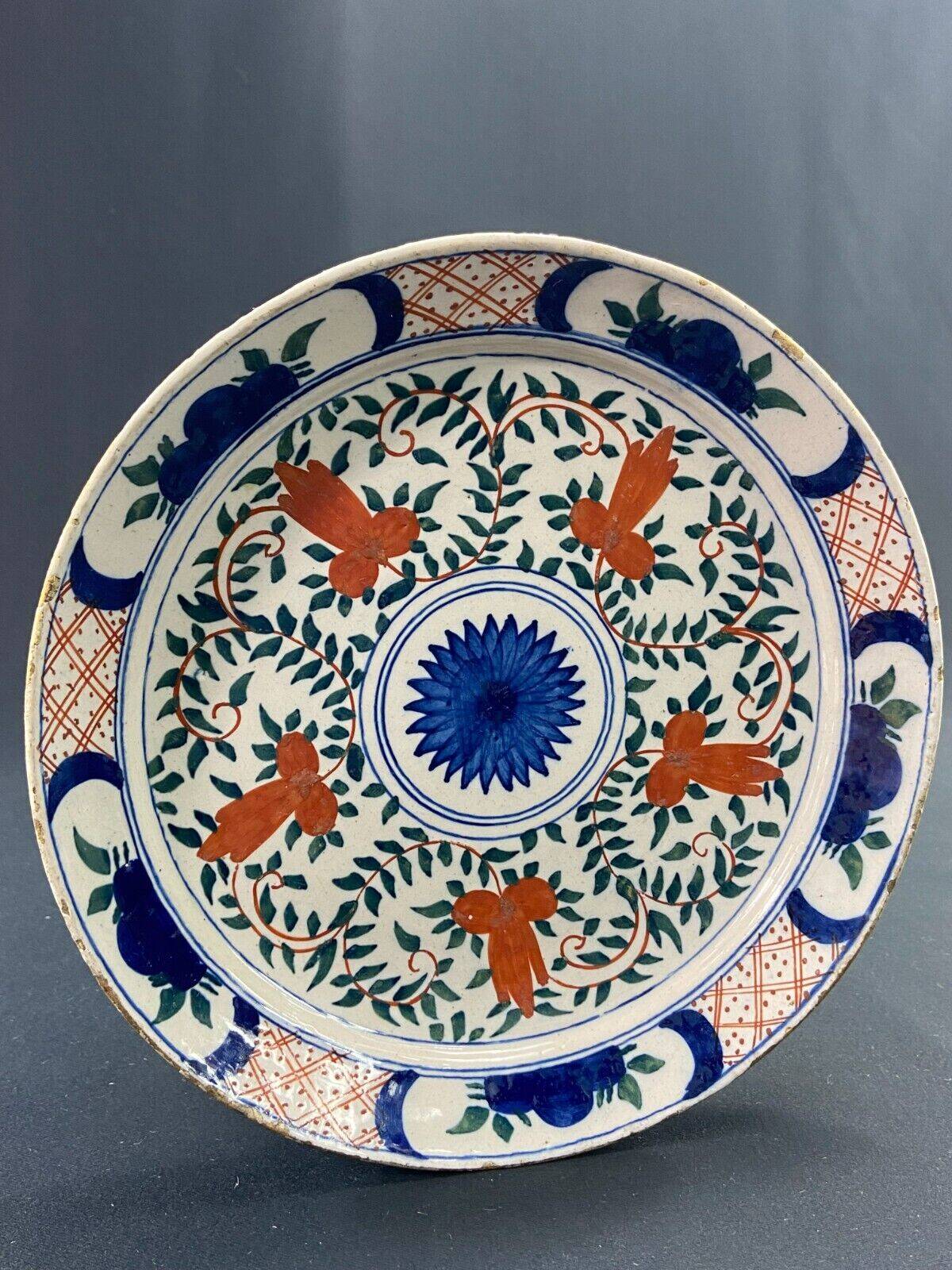 19th century Delft earthenware plate