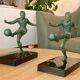 Pair of vintage bookends - Football players - excellent condition