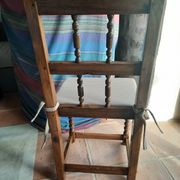 Set of 6 antique hazelwood chairs, 17th–18th century
