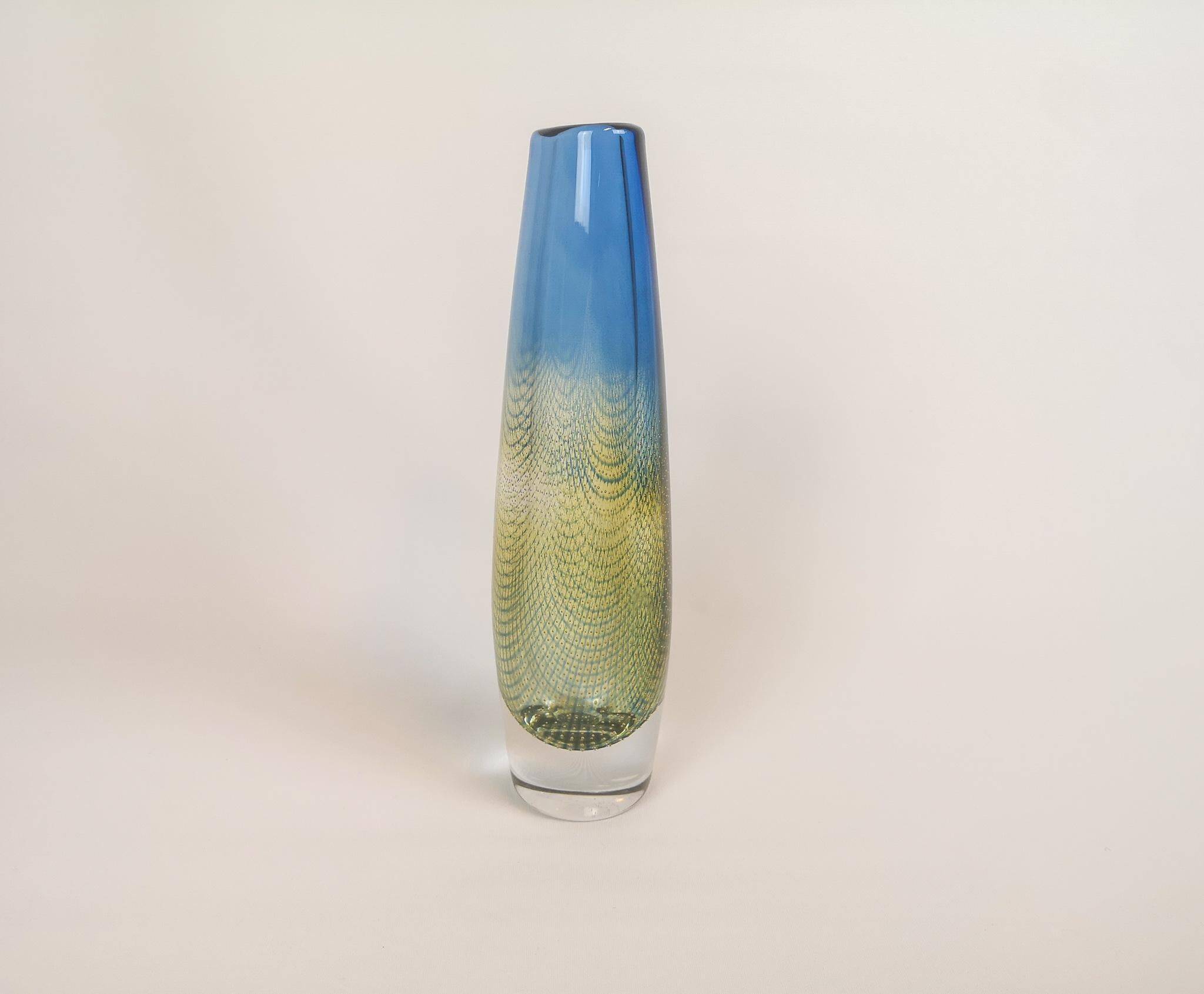 Kraka crystal vase by Orrefors by Sven Palmqvist mid-century