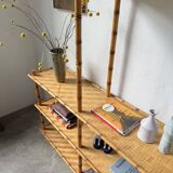 Large rattan shelf 1960