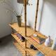 Large rattan shelf 1960