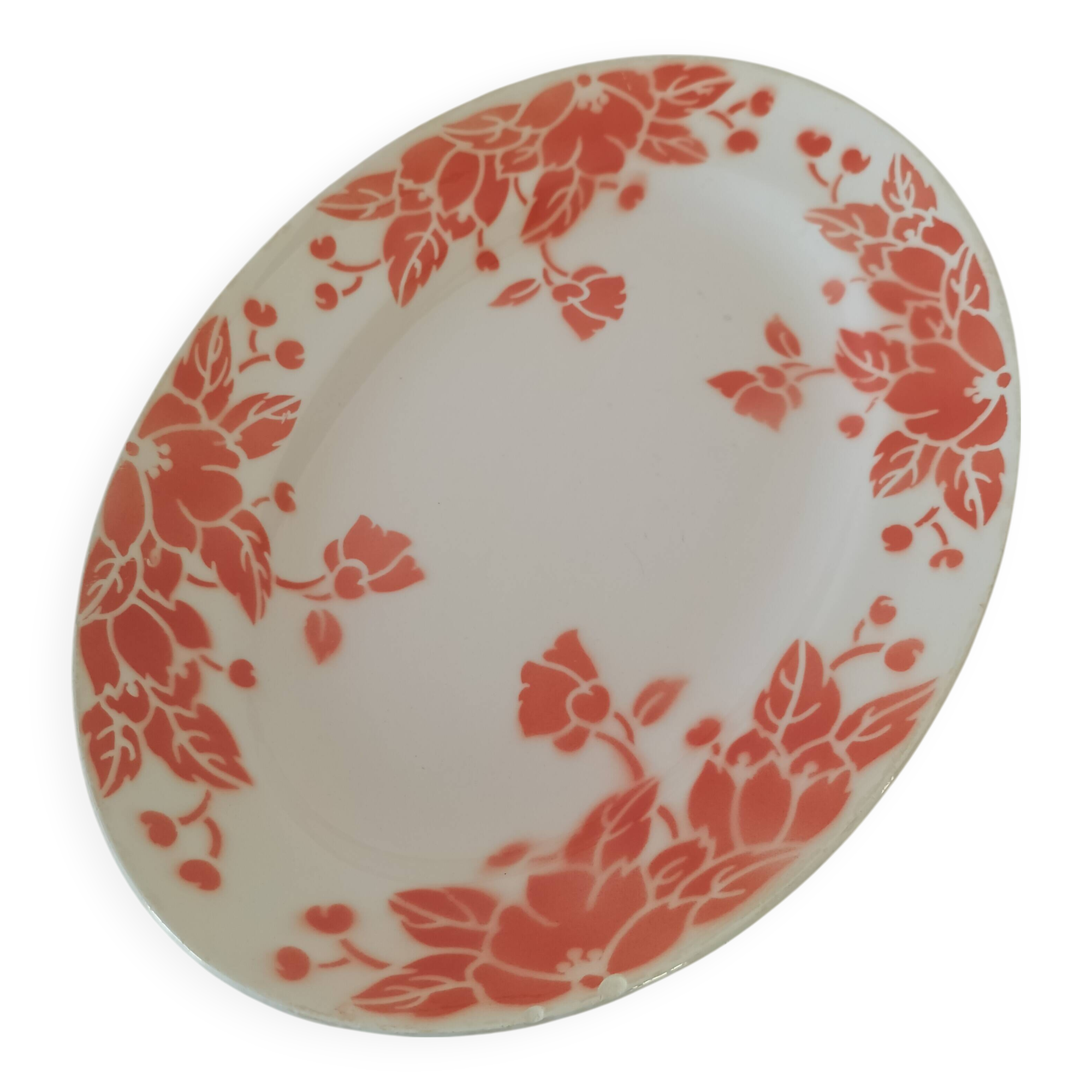 oval dish Moulin des Loups model René