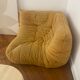 Togo armchair corner heater line roset in original yellow curry alcantara