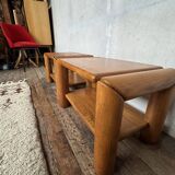 Bedside table, nightstand in Elm dlg Regain