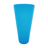 Vase scandinave en verre bleu