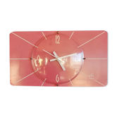 Vintage clock, wall clock "Jaz Electric Rose"
