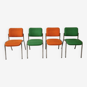 Série de 4 chaises 1970