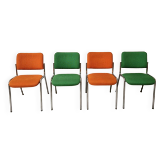 Série de 4 chaises 1970