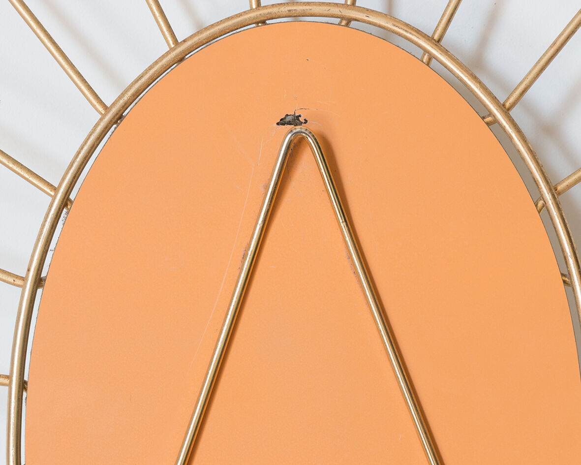 Sun Mirror 60s 37x40cm