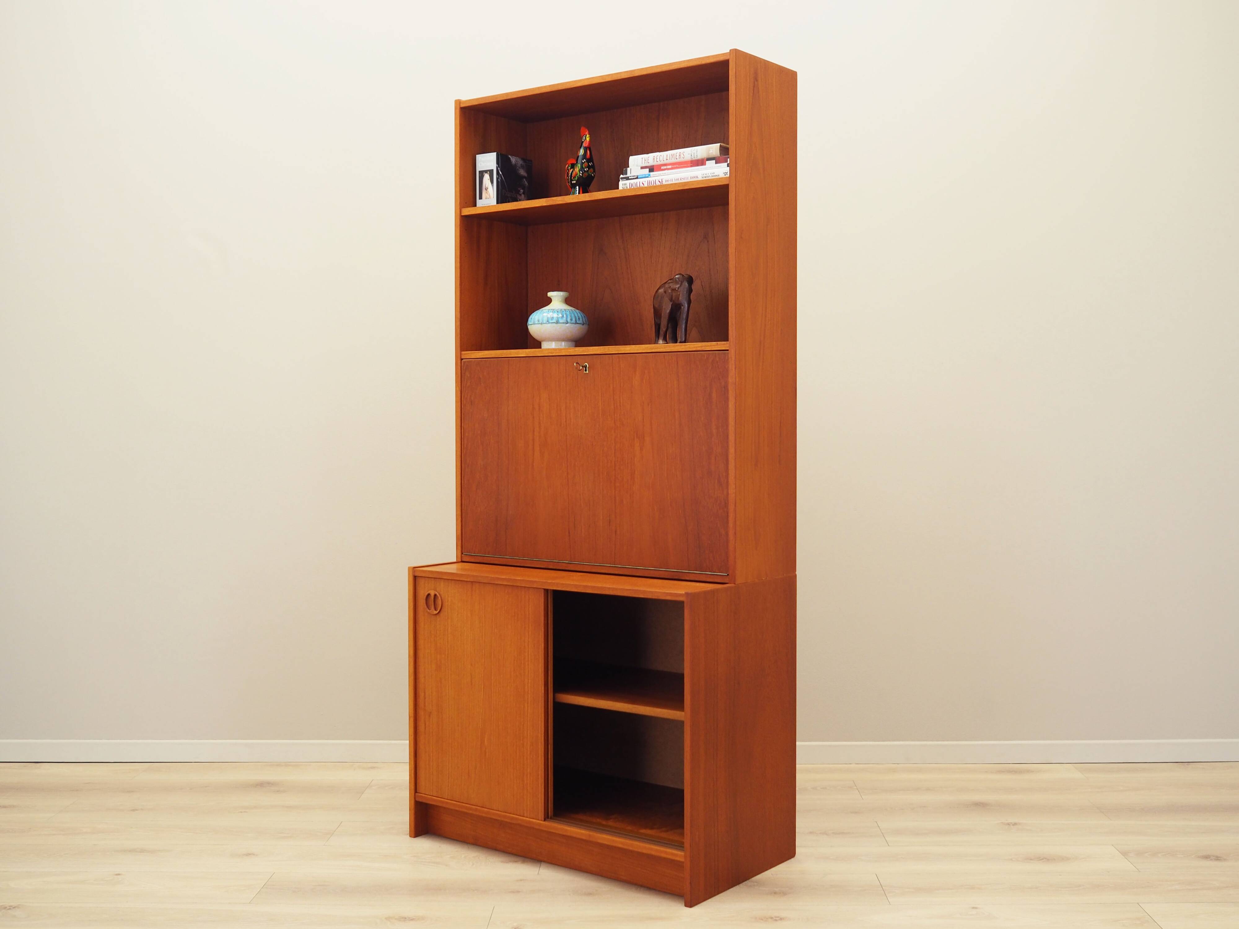 Teak bookcase, Danish design, 1970s, production: Denmark