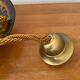 Art Nouveau 1-light basin pendant light signed by Vianne in glass paste