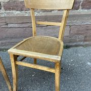 Pair of chairs bistro baumann French bistro chair vintage