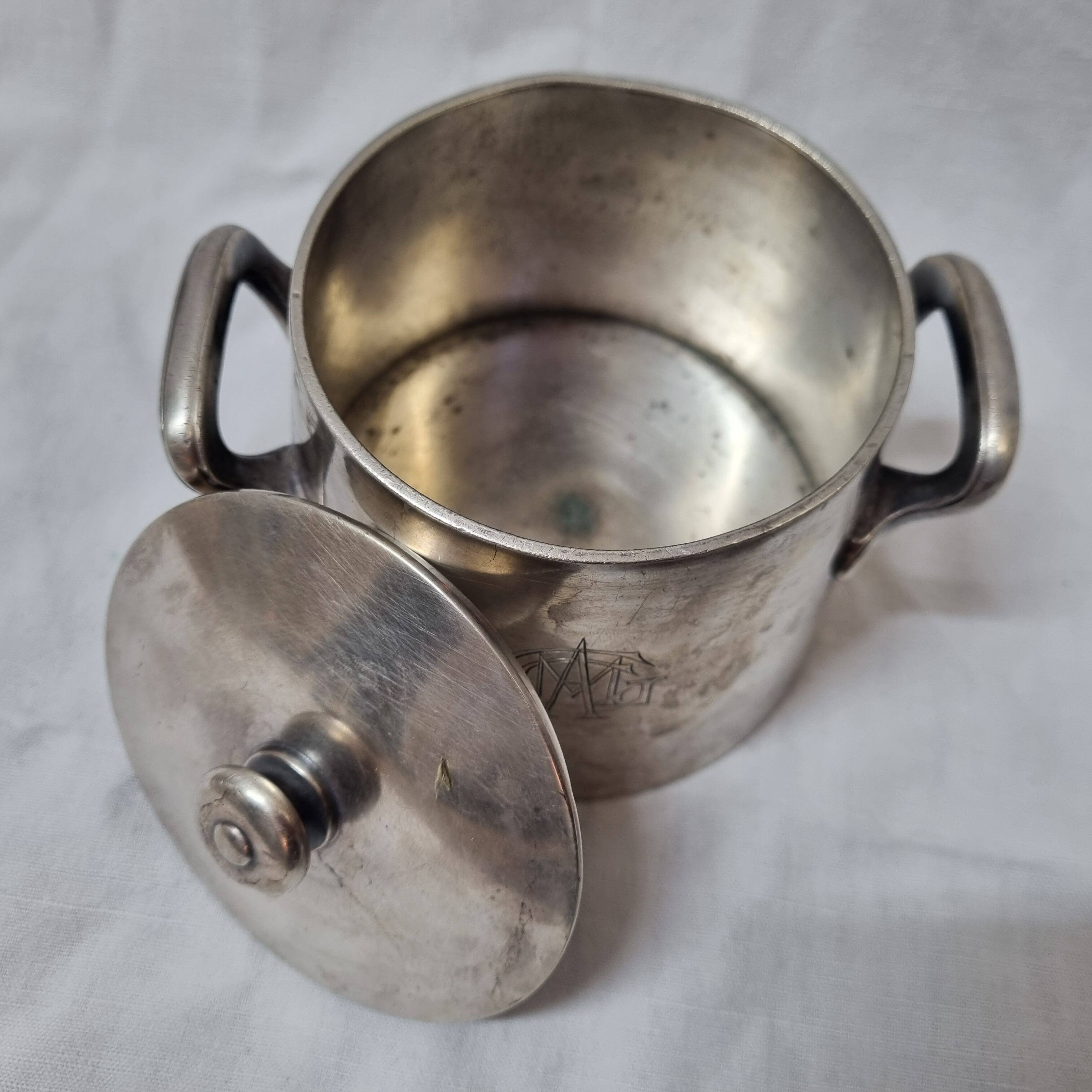 Sugar pot, ercuis early 20th century