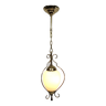 1-light lantern in gold metal