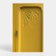Parisian art deco buffet in yellow ochre