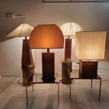 Four table lamps