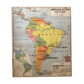 Carte scolaire n°16 et 16 bis - Amérique du Sud politique