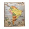 Carte scolaire n°16 et 16 bis - Amérique du Sud politique