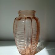 Vase en verre orange