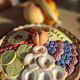 Silea pie dish in earthenware - Multi-fruit patterns