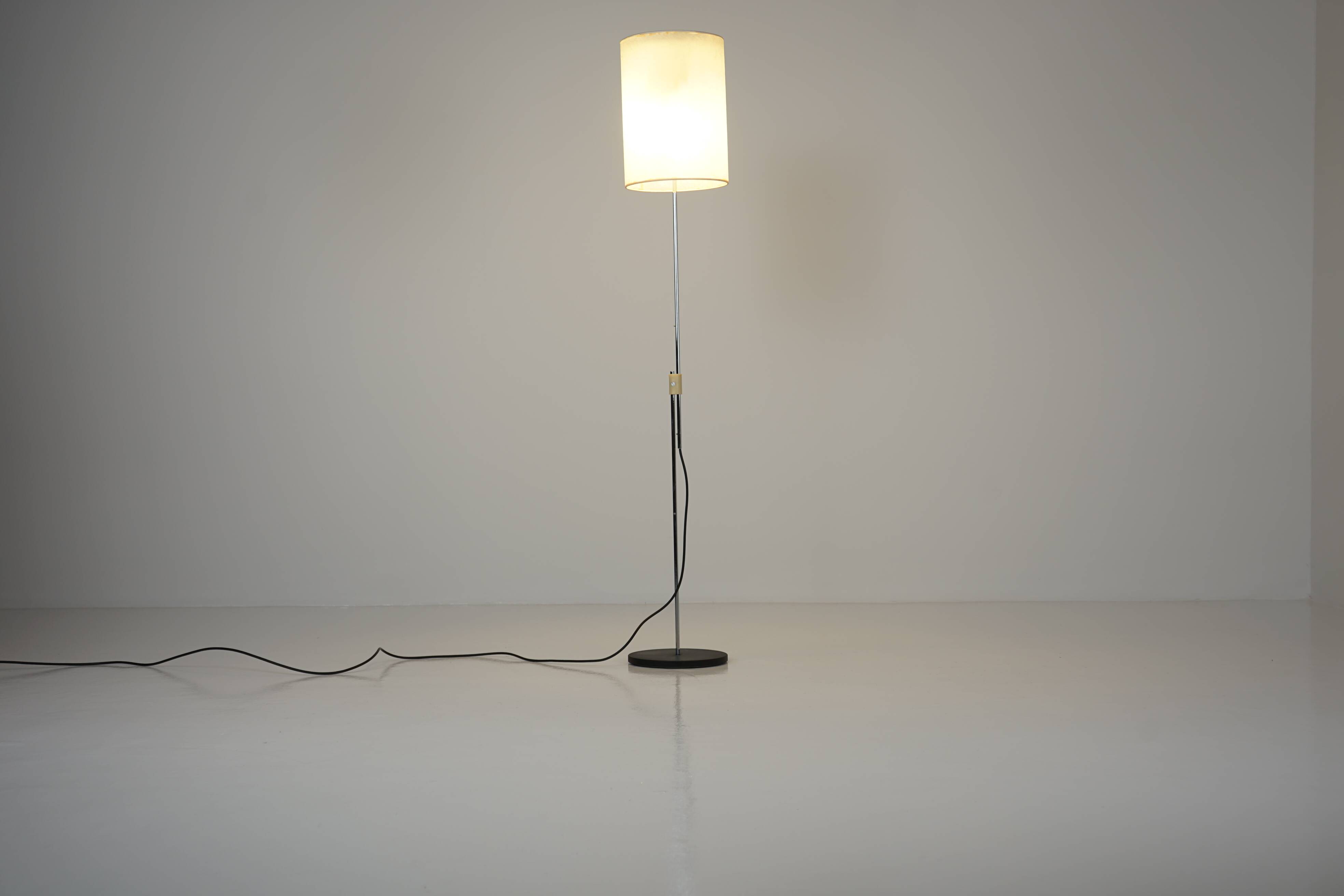 Height-adjustable floor lamp by Stiegler Marbach 1960s