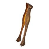 Antique sugar tongs with a system - Lion claws and Louis XV bow decoration.