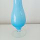 Set of 5 pastel opaline soliflore vases