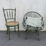 Mundus label canned chair