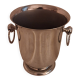 Small "refreshment" or ice bucket, in stainless steel, silversmith Jean Couzon.