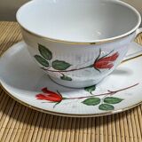 Duo of pink décor cups