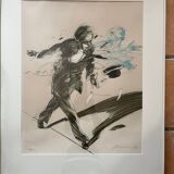 Lithograph by Weisbusch, signed