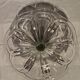 Pie dish and bubbled glass cakes on foot in excellent condition