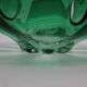 Vintage Murano Glass Green Bowl, 1960s