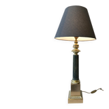 Large CARCEL Lamp in Gilded Bronze & Brass, Early 1800s Empire France