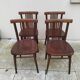 4 vintage bistro chairs