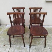 4 chaises bistrot vintage