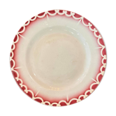 Digoin Sarreguemines plate model 9398 red