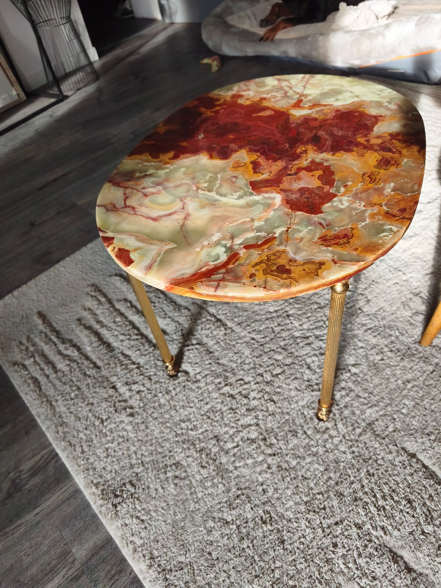 Marble coffee table
