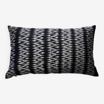 Coussin Shan zigzag gris