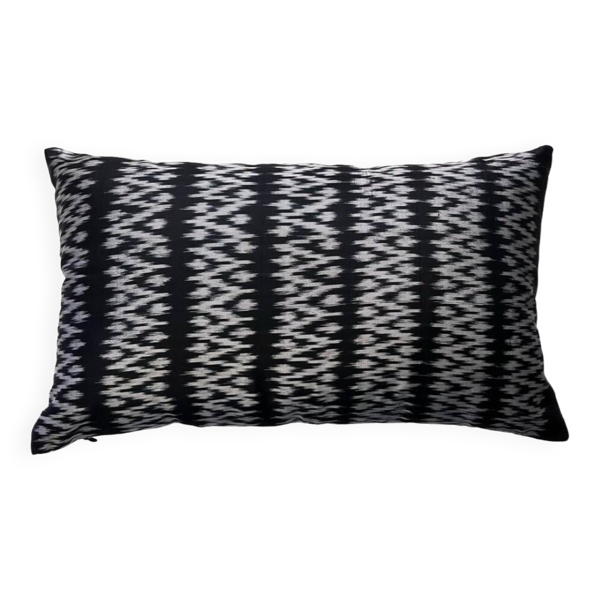 Coussin Shan zigzag gris — Beyit