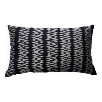 Coussin Shan zigzag gris