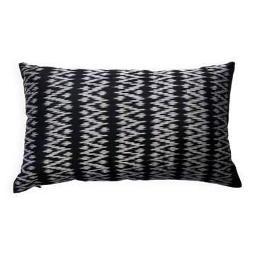 Gray zigzag Shan cushion