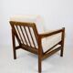 Fauteuil vintage en boucle beige, 1970