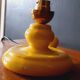 1950s ceramic lamp base in the shape of a hand candle holder